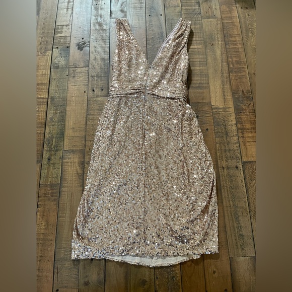 Badgley Mischka | Sequin Mini Dress - Picture 3 of 6